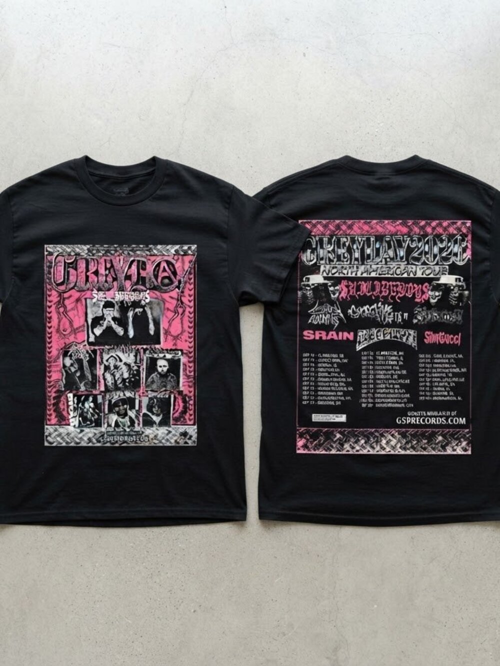 Suicideboys Grey Day Tour 2026 North American Dates Black T-Shirt S-4XL